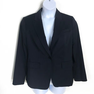 NWT Talbots Navy Pinstripe Blazer